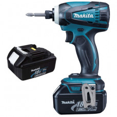 Аккумуляторный ударный гайковерт Makita DTD146RFE (18V, 2 x 3Ah, Li-Ion)