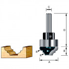 Фреза пазовая фасонная Makita R3.18 22х9.9х8х40х2Т (D-11156)
