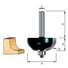 Фреза кромочная галтельная Makita R9.52 28.6x12.7х8х32х2Т (D-11477)
