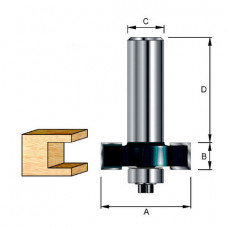 Фреза для снятия четверти Makita 9.25 31,8х12.7х8х32х2Т (D-11520) Фреза для снятия четверти Makita 9.25 31,8х12.7х8х32х2Т (D-11520)